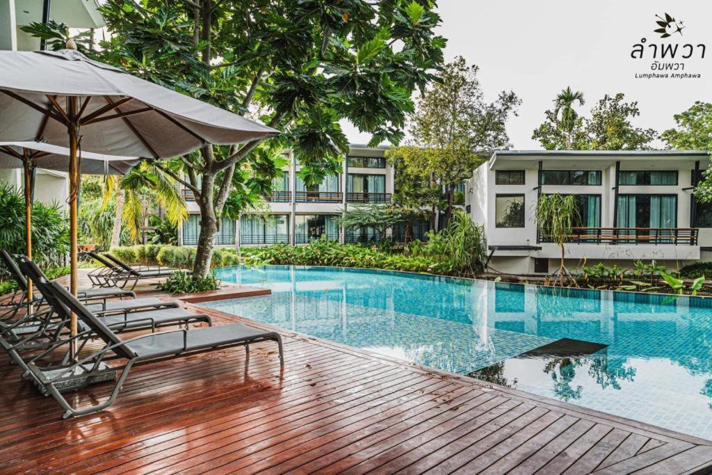 Samut Songkhram Lumphawa Amphawa Resort מראה חיצוני תמונה