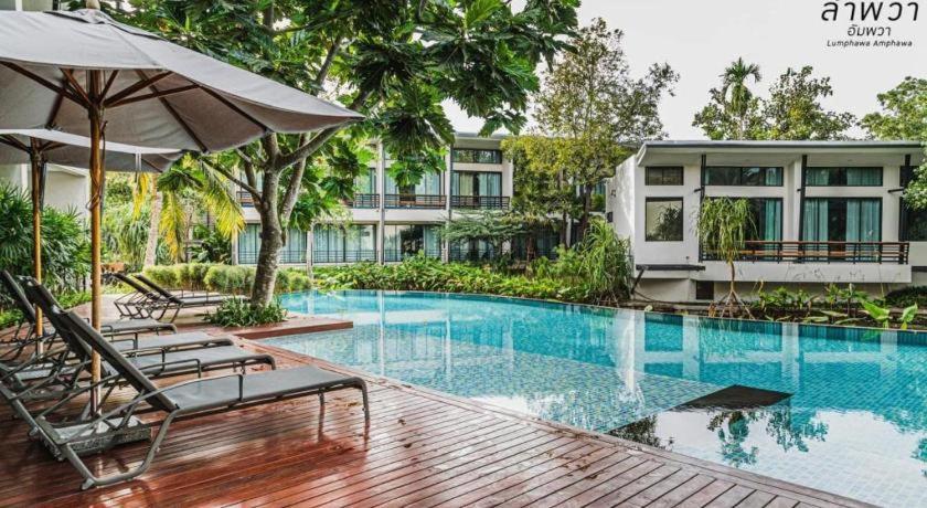 Samut Songkhram Lumphawa Amphawa Resort מראה חיצוני תמונה